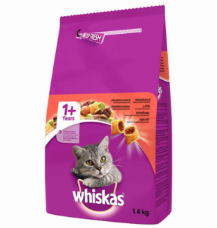 Whiskas Biftekli ve Sebzeli 1.4 kg Kedi Maması kullananlar yorumlar